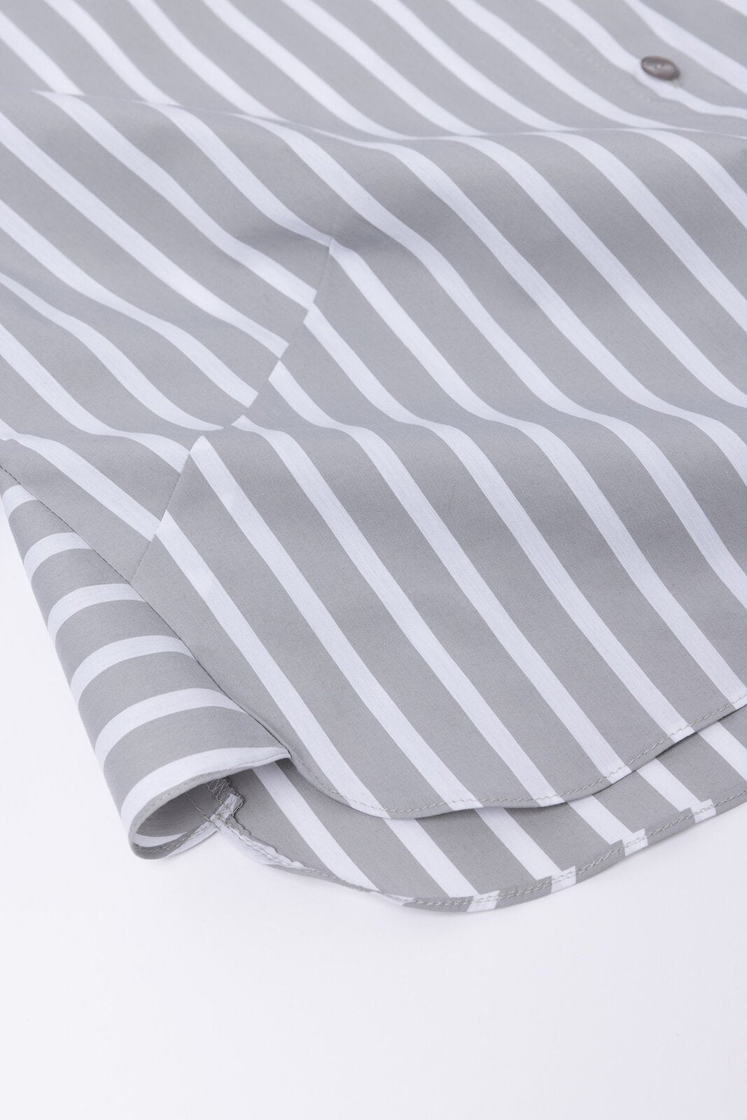 Bluse CLEO grau/weiß gestreift