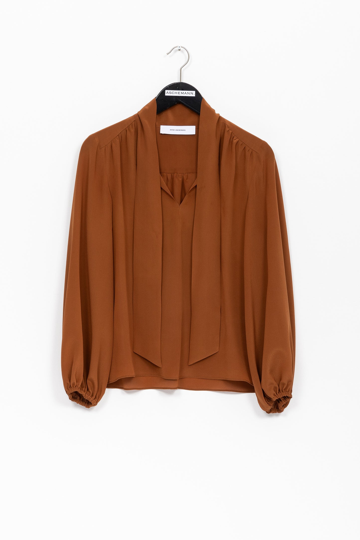 Bluse LISSI, Seide cognac