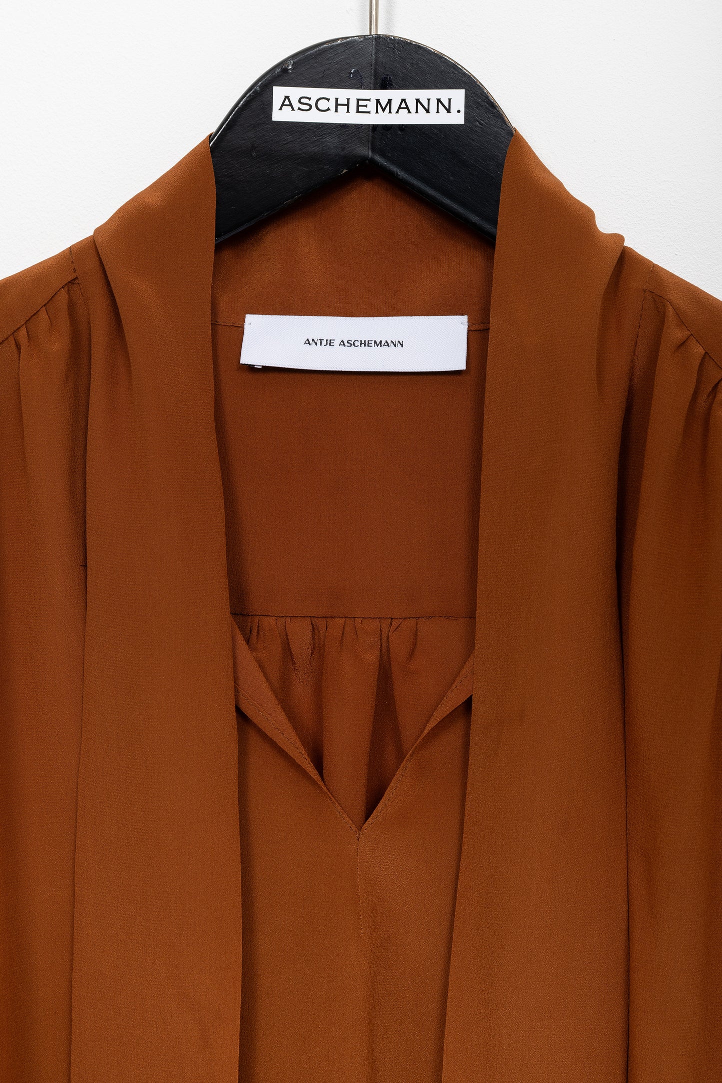 Bluse LISSI, Seide cognac