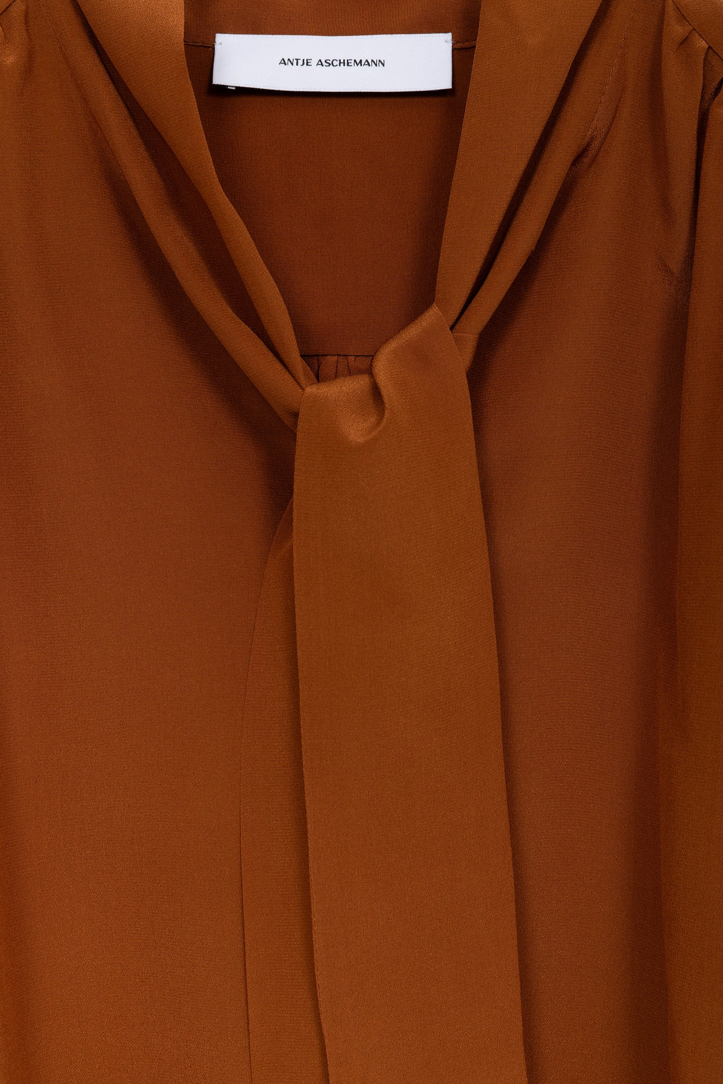 Bluse LISSI, Seide cognac