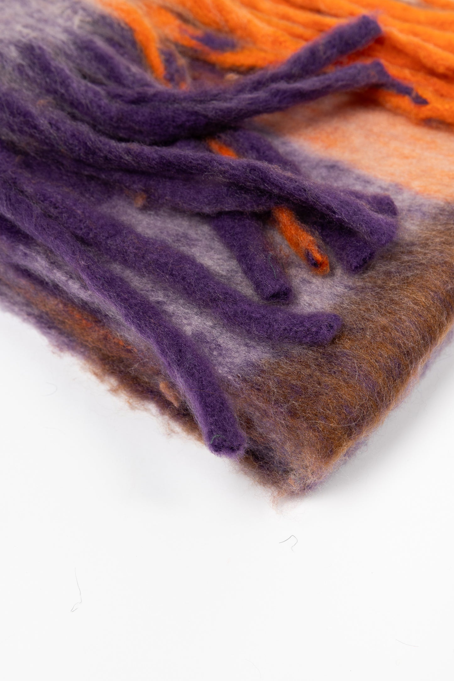 Schal HELSINKI, lila/orange bunt