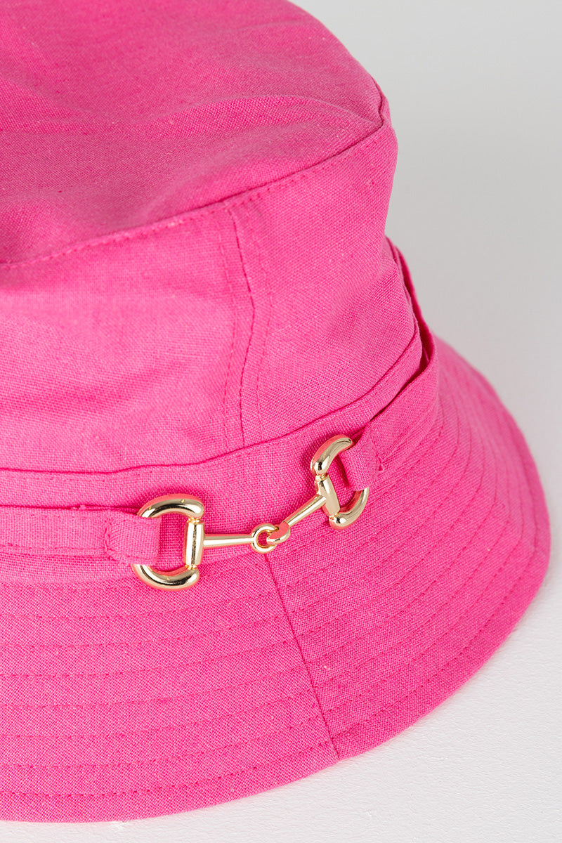 bucket hat, pink